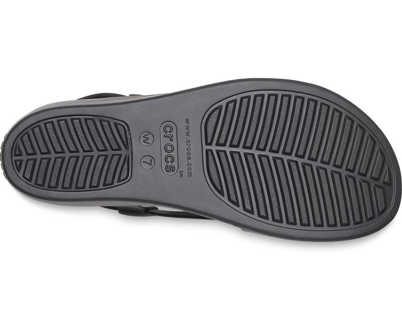 Women Crocs Brooklyn High Wedge Black / Black | Crocs Sandals