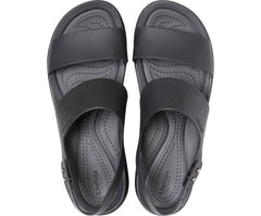 Women Crocs Brooklyn Low Wedge Black / Black | Crocs Sandals