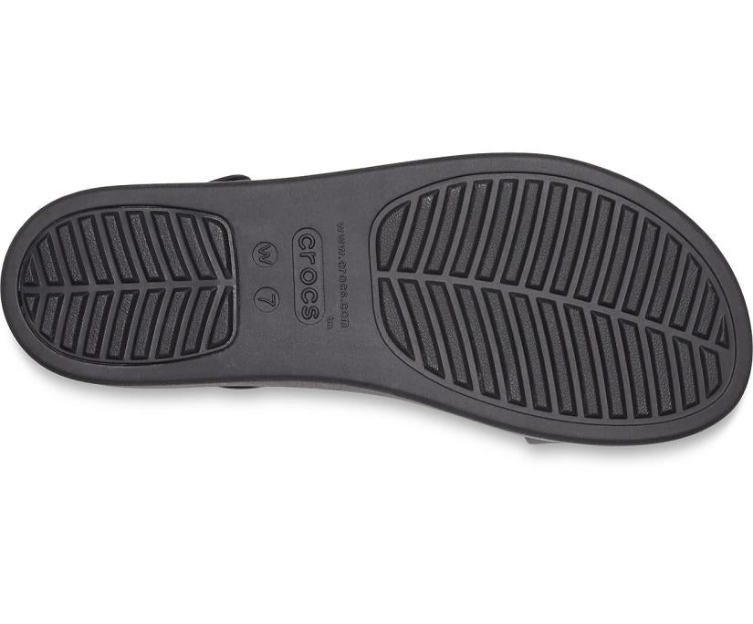 Women Crocs Brooklyn Low Wedge Black / Black | Crocs Sandals