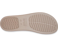 Women Crocs Brooklyn Low Wedge Flame / Mushroom | Crocs Sandals