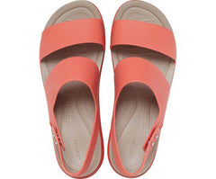 Women Crocs Brooklyn Low Wedge Spicy Orange / Spicy Orange | Crocs Sandals
