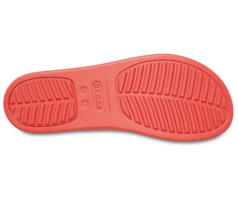 Women Crocs Brooklyn Low Wedge Spicy Orange / Spicy Orange | Crocs Sandals