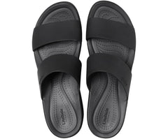 Women Crocs Brooklyn Mid Wedge Black / Black | Crocs Sandals