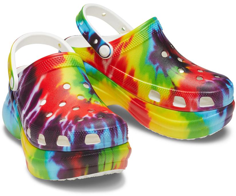 Women Crocs Classic Bae Tie-Dye Graphic Clog Multi | Crocs Clogs