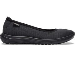 Women Crocs Reviva™ Flat Black / Black | Crocs Flats