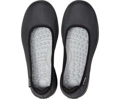 Women Crocs Reviva™ Flat Black / Black | Crocs Flats