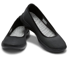 Women Crocs Reviva™ Flat Black / Black | Crocs Flats