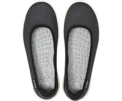 Women Crocs Reviva™ Flat Black / White | Crocs Flats