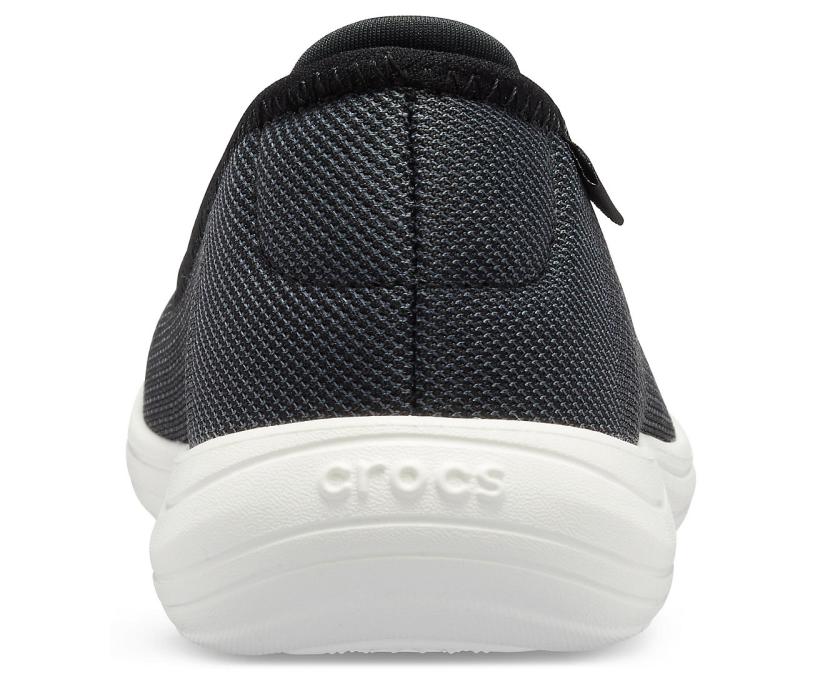 Women Crocs Reviva™ Flat Black / White | Crocs Flats