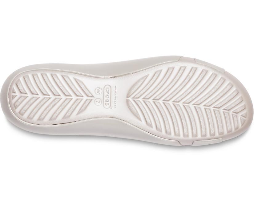 Women Crocs Serena Flat Platinum | Crocs Sandals