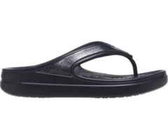 Women Crocs Sloane Shine Wedge Flip Black | Crocs Flip-Flops