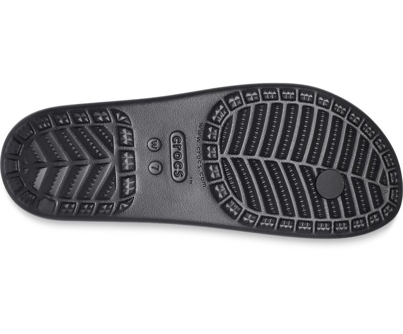 Women Crocs Sloane Shine Wedge Flip Black | Crocs Flip-Flops