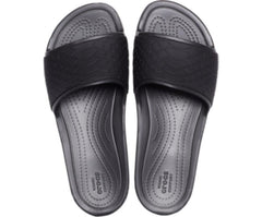 Women Crocs Sloane Snake Low Slide Black | Crocs Sandals