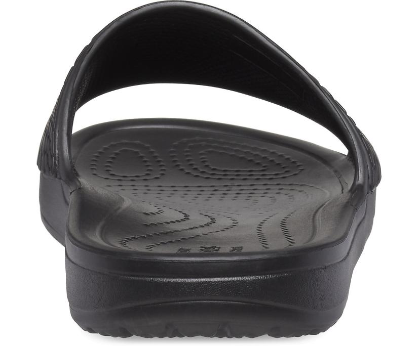 Women Crocs Sloane Snake Low Slide Black | Crocs Sandals
