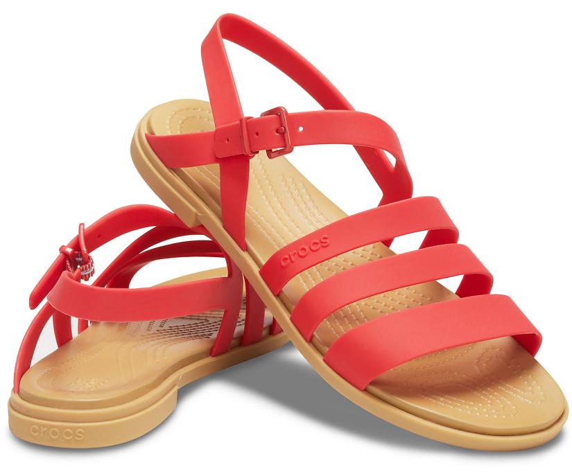 Women Crocs Tulum Sandal Flame | Crocs Sandals