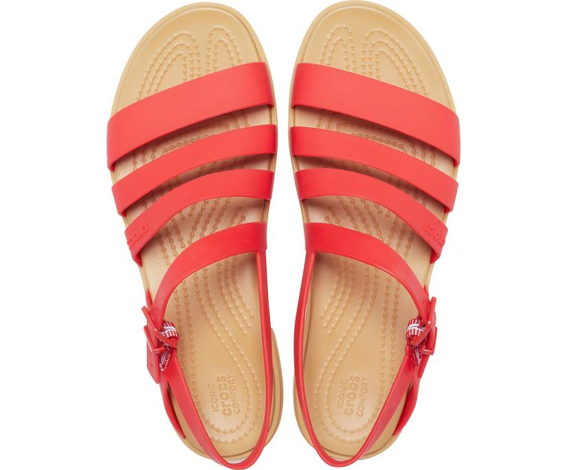 Women Crocs Tulum Sandal Flame | Crocs Sandals