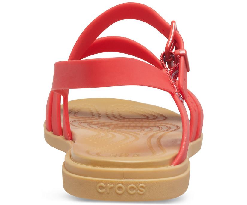 Women Crocs Tulum Sandal Flame | Crocs Sandals