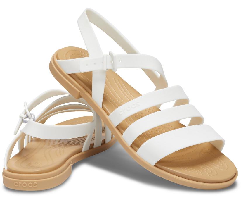 Women Crocs Tulum Sandal Oyster / Tan | Crocs Sandals