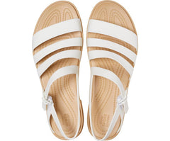 Women Crocs Tulum Sandal Oyster / Tan | Crocs Sandals