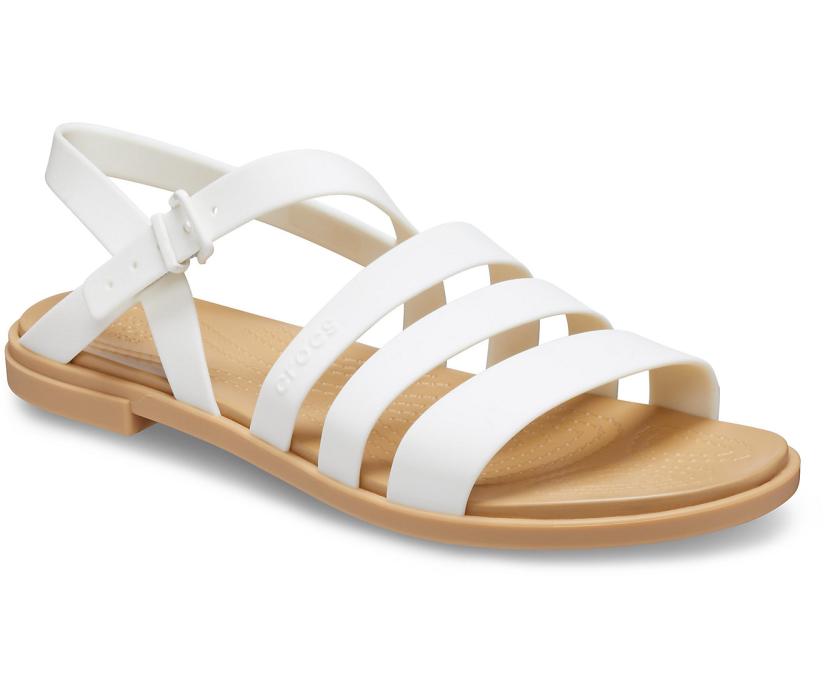 Women Crocs Tulum Sandal Oyster / Tan | Crocs Sandals