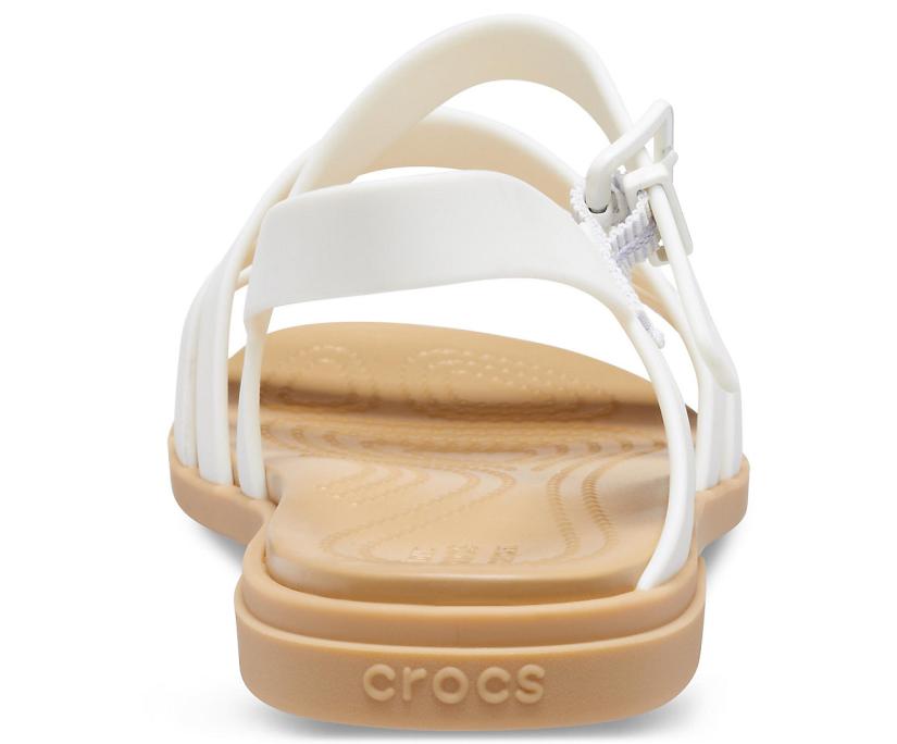 Women Crocs Tulum Sandal Oyster / Tan | Crocs Sandals