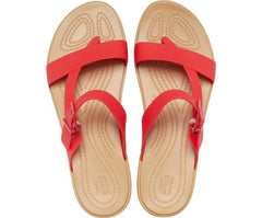 Women Crocs Tulum Toe Post Sandal Flame | Crocs Sandals