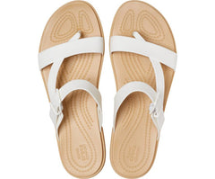 Women Crocs Tulum Toe Post Sandal Oyster / Tan | Crocs Sandals