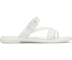 Women Crocs Tulum Translucent Toe Post Oyster | Crocs Sandals