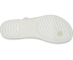 Women Crocs Tulum Translucent Toe Post Oyster | Crocs Sandals