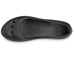 Women Kadee Flat Black / Black | Crocs Flats