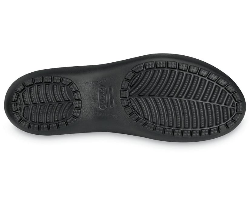 Women Kadee Flat Black / Black | Crocs Flats