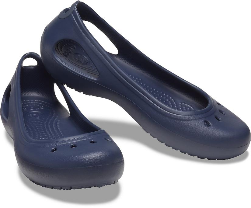Women Kadee Flat Navy / Navy | Crocs Flats