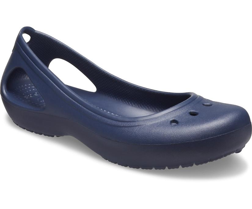 Women Kadee Flat Navy / Navy | Crocs Flats