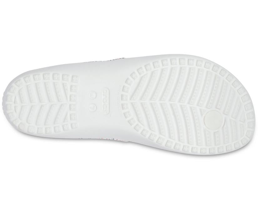 Women Kadee II Americana Paisley Flip White / Multi | Crocs Flip-Flops