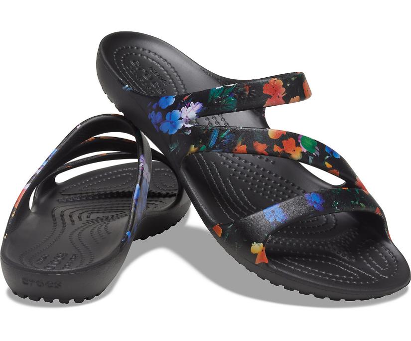 Women Kadee II Graphic Sandal Black | Crocs Sandals