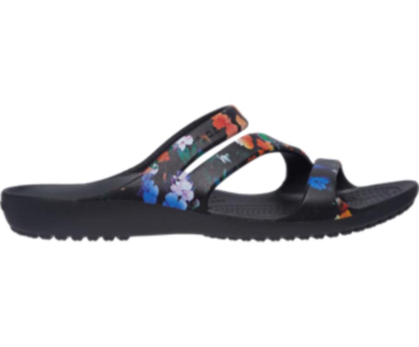 Women Kadee II Graphic Sandal Black | Crocs Sandals