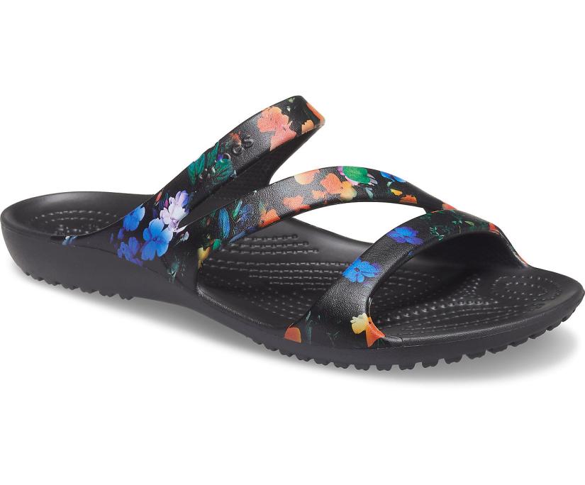 Women Kadee II Graphic Sandal Black | Crocs Sandals