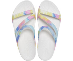 Women Kadee II Graphic Sandal Multi / White | Crocs Sandals