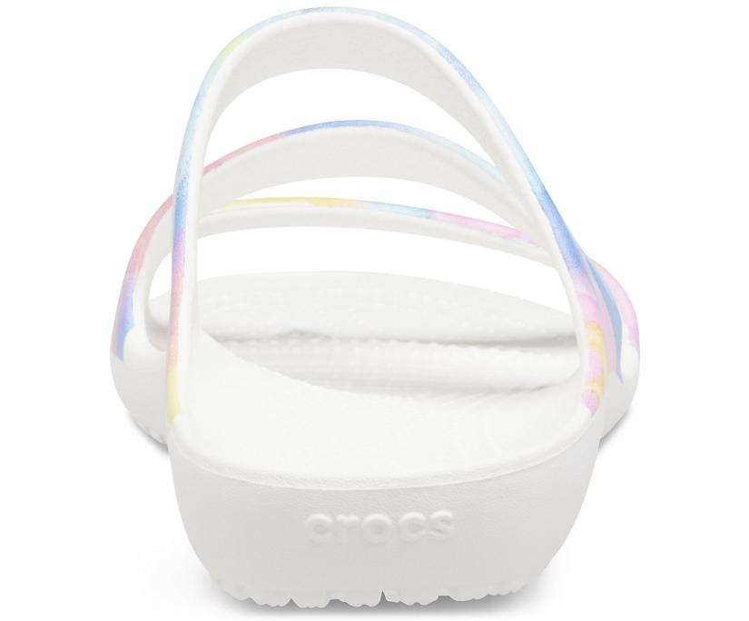 Women Kadee II Graphic Sandal Multi / White | Crocs Sandals