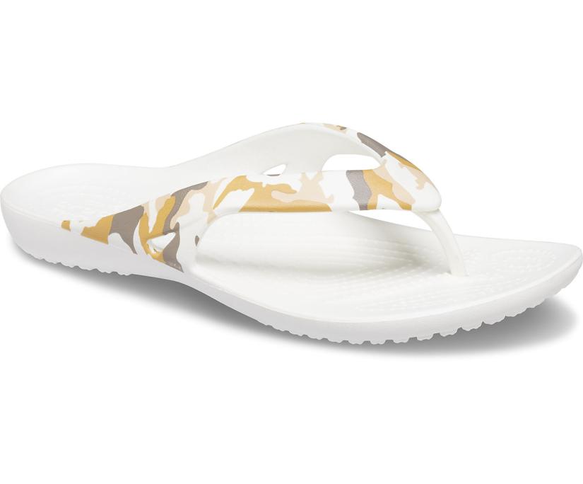 Women Kadee II Printed Flip Camouflage | Crocs Sandals