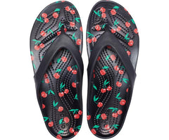 Women Kadee II Printed Flip Cherry | Crocs Sandals