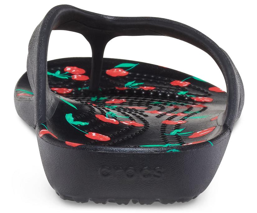Women Kadee II Printed Flip Cherry | Crocs Sandals