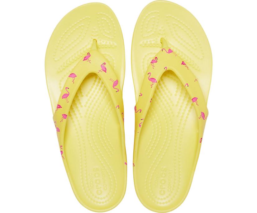 Women Kadee II Printed Flip Flamingo | Crocs Sandals
