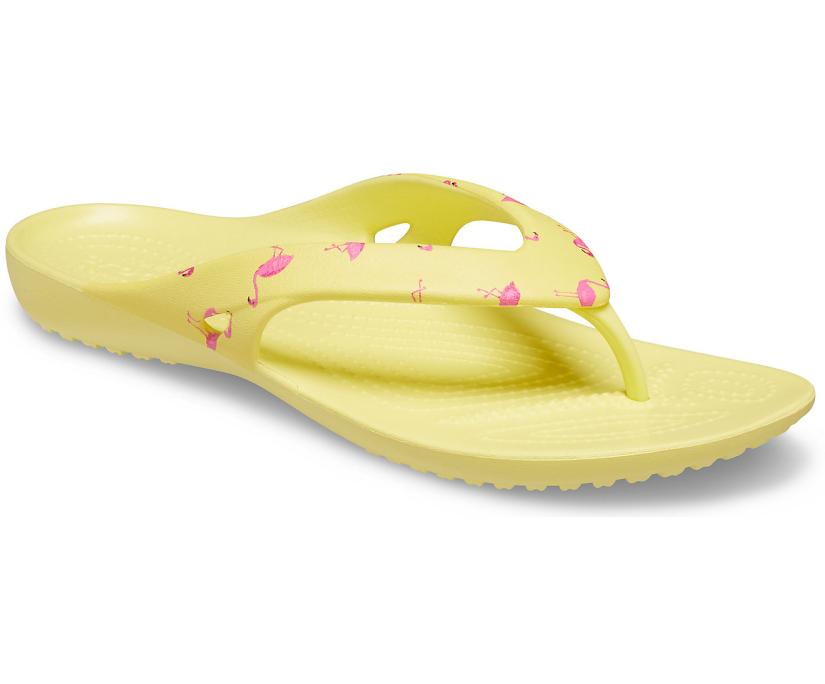 Women Kadee II Printed Flip Flamingo | Crocs Sandals