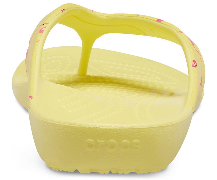 Women Kadee II Printed Flip Flamingo | Crocs Sandals