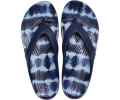 Women Kadee II Printed Flip Navy | Crocs Sandals