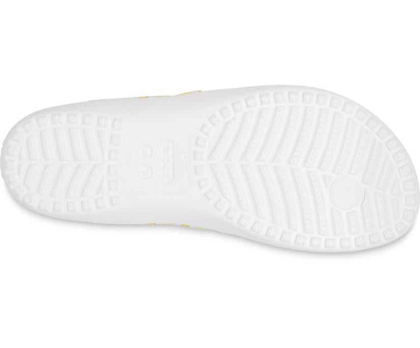 Women Kadee II Printed Flip White / Yellow Daisy | Crocs Sandals
