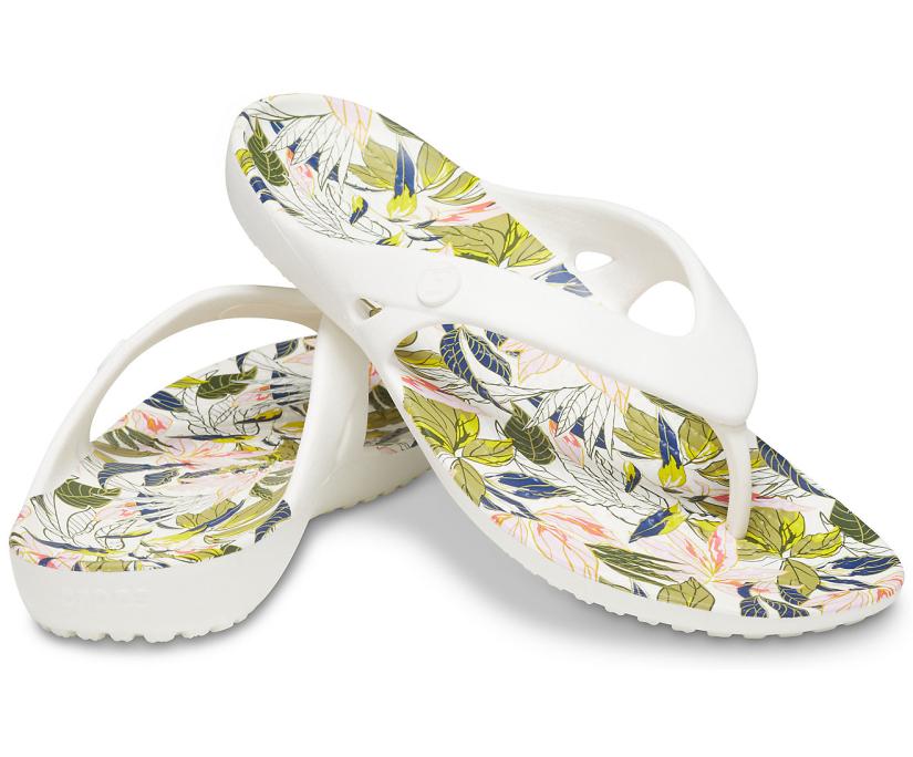 Women Kadee II Vera Bradley Flip White | Crocs Sandals