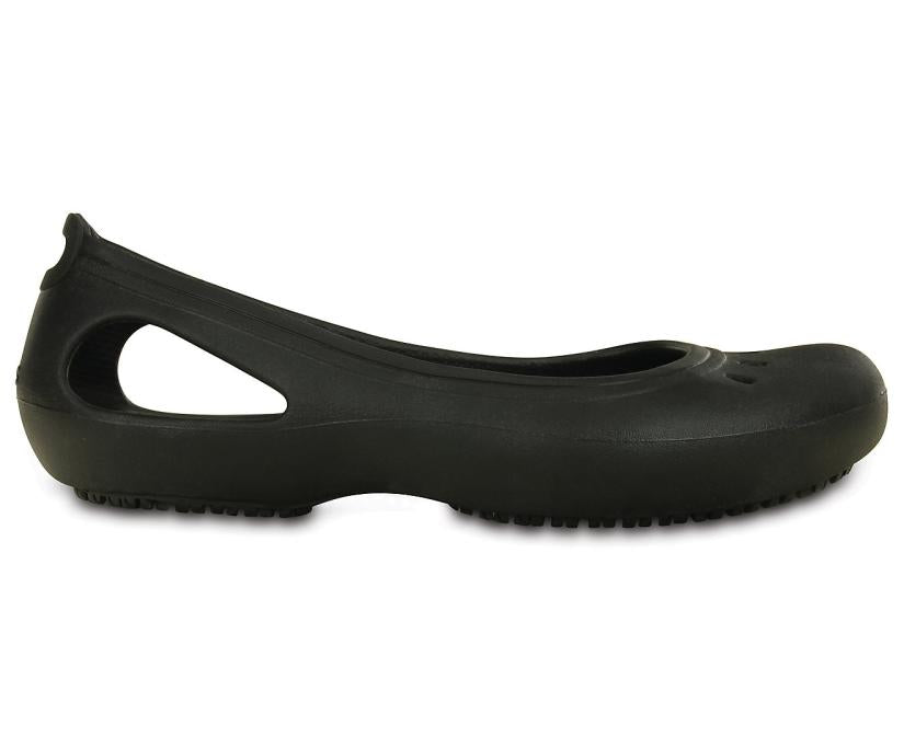 Women Kadee Work Flat Black | Crocs Flats