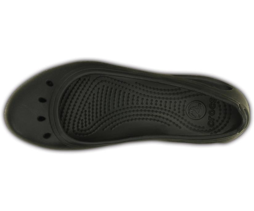 Women Kadee Work Flat Black | Crocs Flats